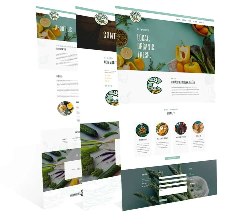 Commodities Natural Market — vista del sitio web